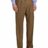 Ascott Browne Expander Waistband Pleated Front Wool Blend Dress Pants 3 Colors 44, 50, 54 -Fanatics Shop AsBrnMocha 93567.1710342392