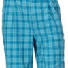 Cutter & Buck McKinley Blue Plaid Pleated Shorts 44, 50, 54 -Fanatics Shop CB Blue Plaid 04526.1458743738