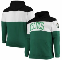Fanatics Boston Celtics Colorblock Wordmark Pullover Hoodie 2X