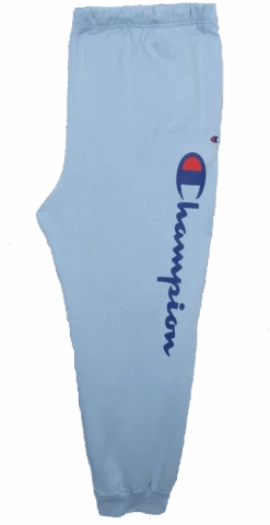 Champion Script Sky Blue Fleece Joggers 2X, 3X, 4X, 5X, 6X