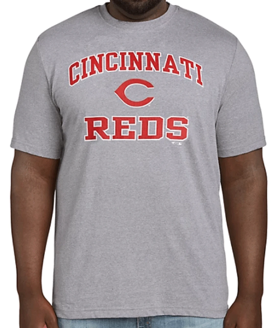Fanatics MLB Cincinnati Reds Heather Gray Short Sleeve Tee Shirt 5XT 3 Fanatics MLB Cincinnati Reds Heather Gray Short Sleeve Tee Shirt 5XT