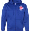Majestic Chicago Cubs Full Zip Poly Hoodie Royal Blue XLT, 2X, 2XT, 4X -Fanatics Shop Cubs Poly Full Zip Hoodie 66494.1506707959