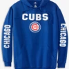 MLB Chicago Cubs MLB Fleece Hoodie 2X -Fanatics Shop Cubs with sleeve print 66068.1613151662