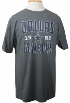 NFL Dallas Cowboys Heather Charcoal Tee Shirt 2XT, 3X, 4XT, 6X