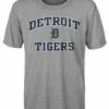 Fanatics MLB Detroit Tigers Heather Gray Short Sleeve Tee Shirt 5XT -Fanatics Shop DetTigersTee 03553.1697555589