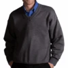 Edwards Acrylic Jersey Knit V-Neck Sweater 6 Colors 2X, 3X, 4X, 5X