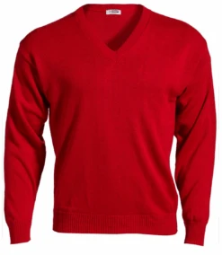 Edwards Acrylic Jersey Knit V-Neck Sweater 6 Colors 2X, 3X, 4X, 5X -Fanatics Shop EdsVRed 18177.1636651899