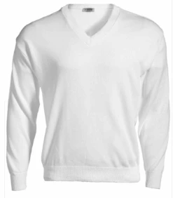 Edwards Acrylic Jersey Knit V-Neck Sweater 6 Colors 2X, 3X, 4X, 5X -Fanatics Shop EdsVWhite 10664.1636651865