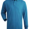 Edwards Long Sleeve Pique Polo 4 Colors 2X, 3X, 4X, 5X -Fanatics Shop Edwards Marina Blue 56212.1459359508
