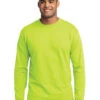 Fruit Of The Loom Long Sleeve Safety Tees 2 Colors 2X, 3X -Fanatics Shop FOL yellow LS safety 59257.1582045801