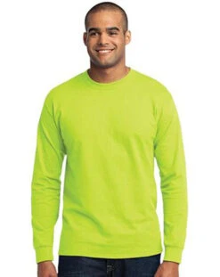 Fruit Of The Loom Long Sleeve Safety Tees 2 Colors 2X, 3X