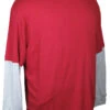Faux Long Sleeve Tee Shirt 3 Colors 2X, 2XT, 3X 2 Faux Long Sleeve Tee Shirt 3 Colors 2X, 2XT, 3X -Fanatics Shop Garnet 88510.1696429479
