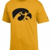 Champion Iowa Hawkeyes Gold Mascot Tee XLT, 2X, 2XT, 3X, 3XT, 4X, 5X -Fanatics Shop Iowahawkstee 52368.1682527684