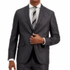 Kenneth Cole Reaction Techni-Cole Gunmetal Gray 2-Piece Suit, 44Lx37"Waist, 52Lx46"Waist -Fanatics Shop KColeGunmetalSuit 01716.1636479097