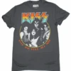 KISS Rock And Roll All Night Short Sleeve Tee Shirt 2X, 3X -Fanatics Shop KISSRNRAllNight 76542.1713889801