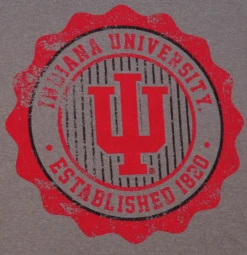 Adidas Long Sleeve Indiana University Seal Tee 2XT, 4X, 6X