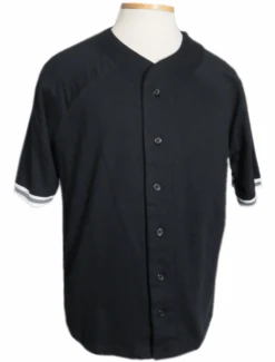 Liberty Blues Baseball Jersey Style Button Front Shirt 2X