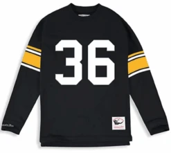 Mitchell & Ness Pittsburgh Steelers Throwback Jerome Bettis Long Sleeve Tee 2X, 2XT, 3XT