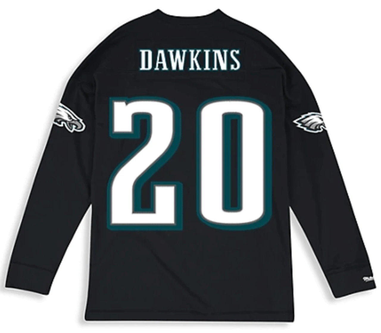 Mitchell & Ness Philadelphia Eagles Throwback Brian Dawkins Long Sleeve Tee Shirt 2XT 4 Mitchell & Ness Philadelphia Eagles Throwback Brian Dawkins Long Sleeve Tee Shirt 2XT - Image 2