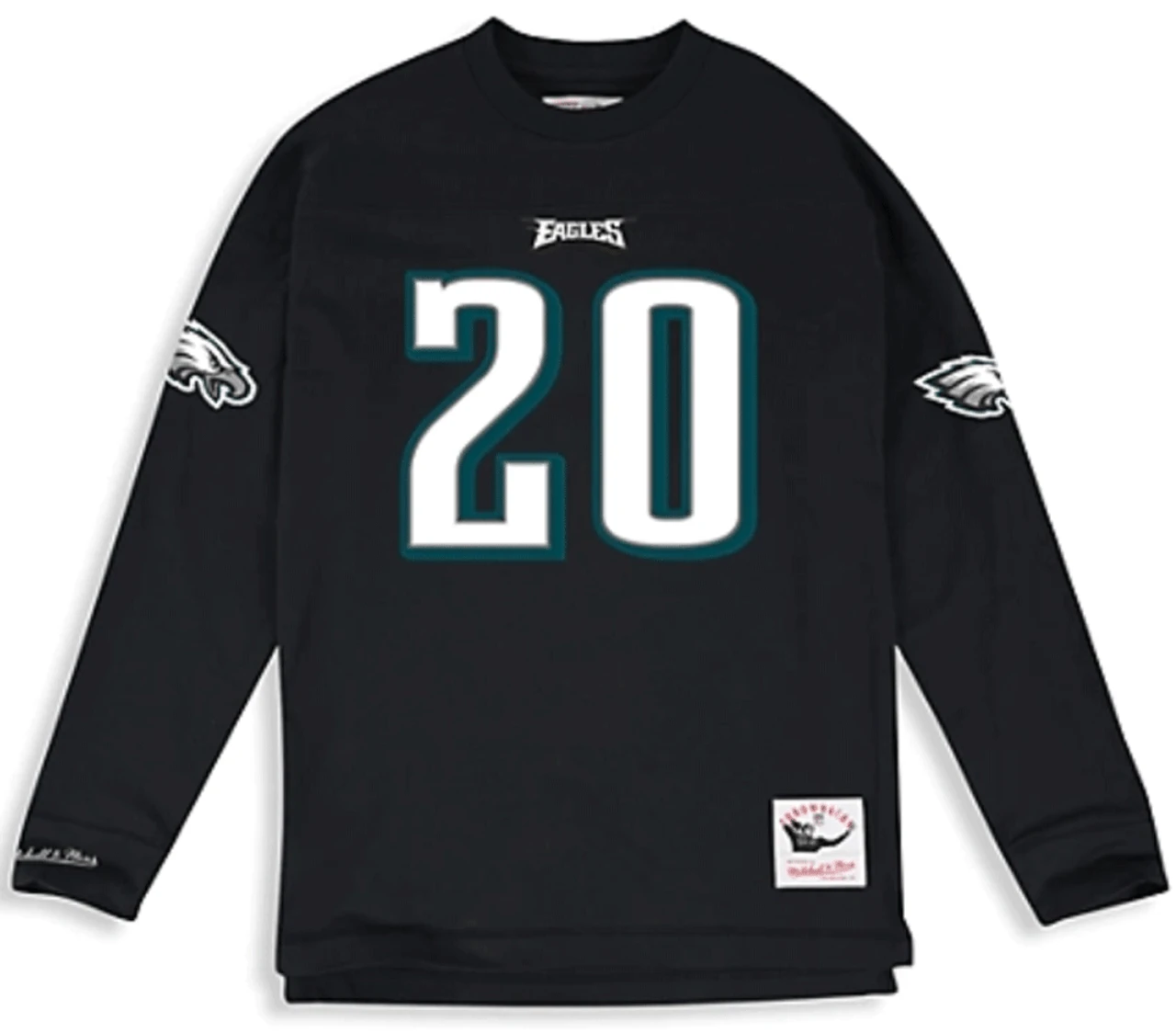 Mitchell & Ness Philadelphia Eagles Throwback Brian Dawkins Long Sleeve Tee Shirt 2XT 3 Mitchell & Ness Philadelphia Eagles Throwback Brian Dawkins Long Sleeve Tee Shirt 2XT
