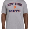 Fanatics MLB New York Mets Heather Gray Short Sleeve Tee Shirt 5XT -Fanatics Shop NYMetsTee 38476.1695411352