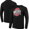 Profile Ohio State Black Split "O" Long Sleeve Tee 2XT, 3XT, 4XT, 5X, 6X -Fanatics Shop OHStateLSTee 53599.1663959184