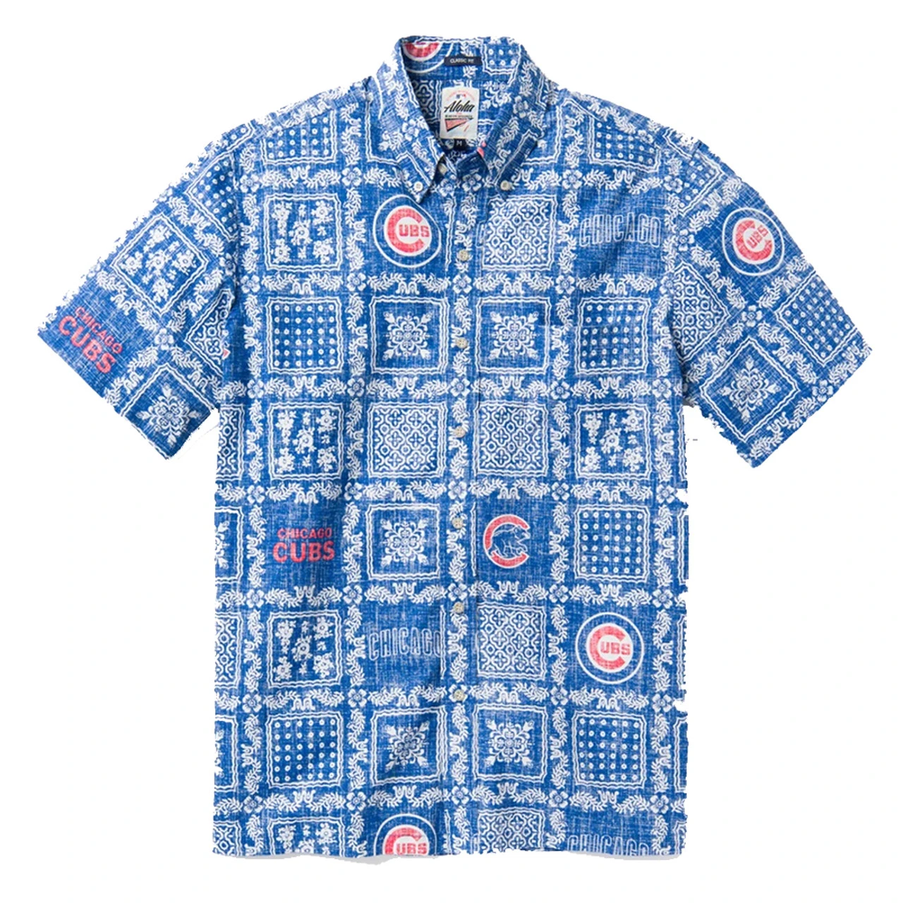 Reyn Spooner Chicago Cubs Hawaiian Shirt 2X 3 Reyn Spooner Chicago Cubs Hawaiian Shirt 2X