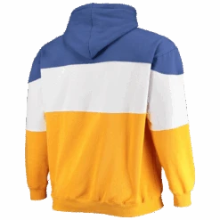 St. Louis Blues Fanatics Branded NHL Colorblock Fleece Hoodie 3XT, 5X, 6X 8 St. Louis Blues Fanatics Branded NHL Colorblock Fleece Hoodie 3XT, 5X, 6X -Fanatics Shop SLBluesHoodieback 22068.1642428759