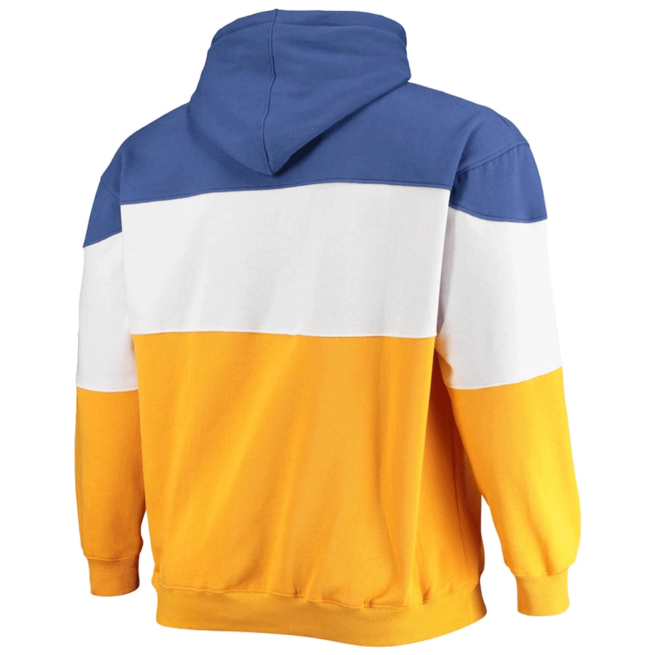 St. Louis Blues Fanatics Branded NHL Colorblock Fleece Hoodie 3XT, 5X, 6X 5 St. Louis Blues Fanatics Branded NHL Colorblock Fleece Hoodie 3XT, 5X, 6X - Image 3