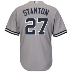 Majestic Coolbase New York Yankees Giancarlo Stanton Alternate Replica Player Jersey 2X, 3X -Fanatics Shop Stanton back 71067.1579031123