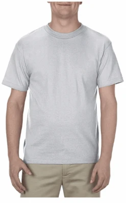 AAA No Pocket Tees Ash Gray 4X, 5X