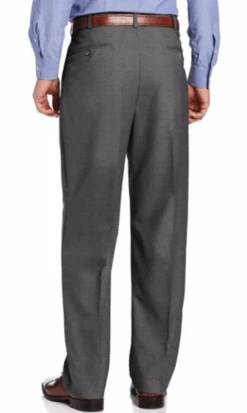 Ascott Browne Expander Waistband Pleated Front Wool Blend Dress Pants 3 Colors 44, 50, 54 -Fanatics Shop abrngray 65264.1710353673