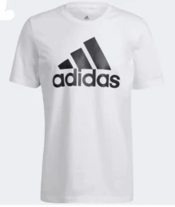 Adidas Classic White Logo Tee Shirt 3X