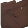 Ascott Browne Gabardine Twill Brown Beltless Pants 46, 48, 52, 58, 62 -Fanatics Shop ascotbrownbrown 38709.1567613079