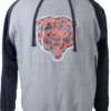 Fanatics Chicago Bears Raglan Pullover Hoodie XLT, 2X, 4XT, 5X -Fanatics Shop bearshoodie 00912.1636136955