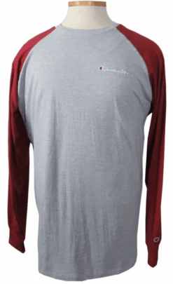 Champion Raglan Long Sleeve Tee Shirt LT, XLT, 2XT, 4X