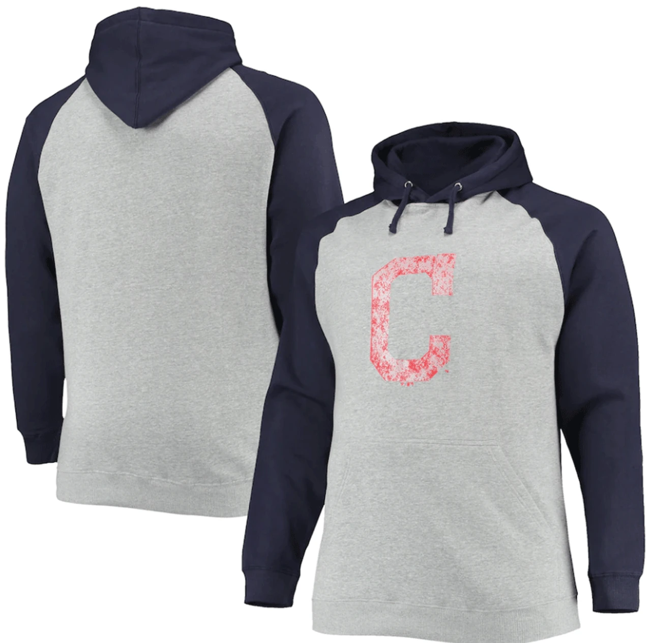 Fanatics Cleveland Indians/Guardians Pullover Hoodie XLT, 2X, 2XT, 3X, 3XT, 4X 3 Fanatics Cleveland Indians/Guardians Pullover Hoodie XLT, 2X, 2XT, 3X, 3XT, 4X