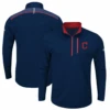 Majestic Cleveland Indians/Guardians Coolbase Quarter Zip XLT, 2X, 2XT, 3X, 3XT, 4X, 4XT, 5X, 6X -Fanatics Shop clevelandquarterzip 78802.1635879031