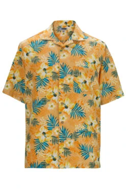Edwards Hibiscus Multi-Colored Camp Shirt 3 Colors 2X, 5X, 6X