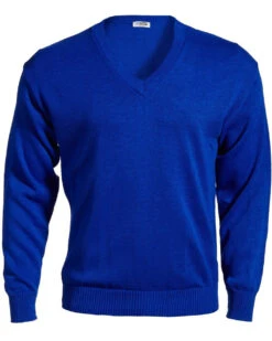 Edwards Royal Blue V-Neck Sweater 2X, 3X, 4X, 5X