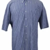 Falcon Bay Gold Label Easy Care Sport Shirt, Navy & White Stripe 5X -Fanatics Shop fbaynavystripe 21089.1689788972