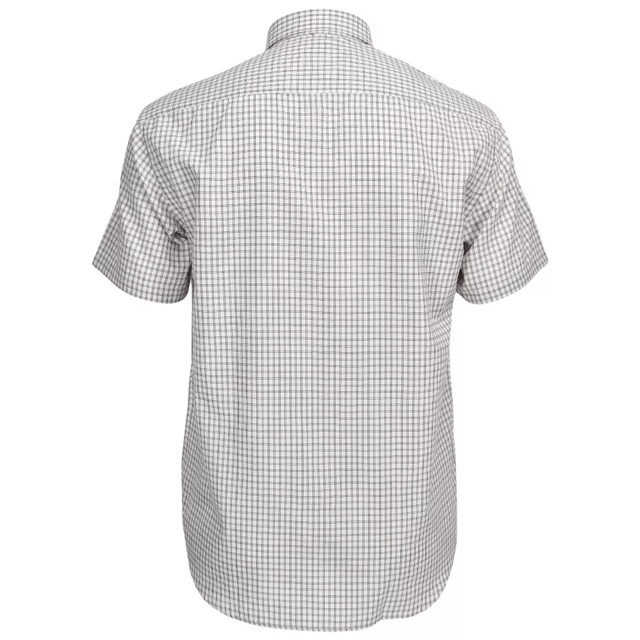 Falcon Bay Gold Label White, Black & Maroon Check Short Sleeve Sport Shirt 3X, 4X 4 Falcon Bay Gold Label White, Black & Maroon Check Short Sleeve Sport Shirt 3X, 4X - Image 2