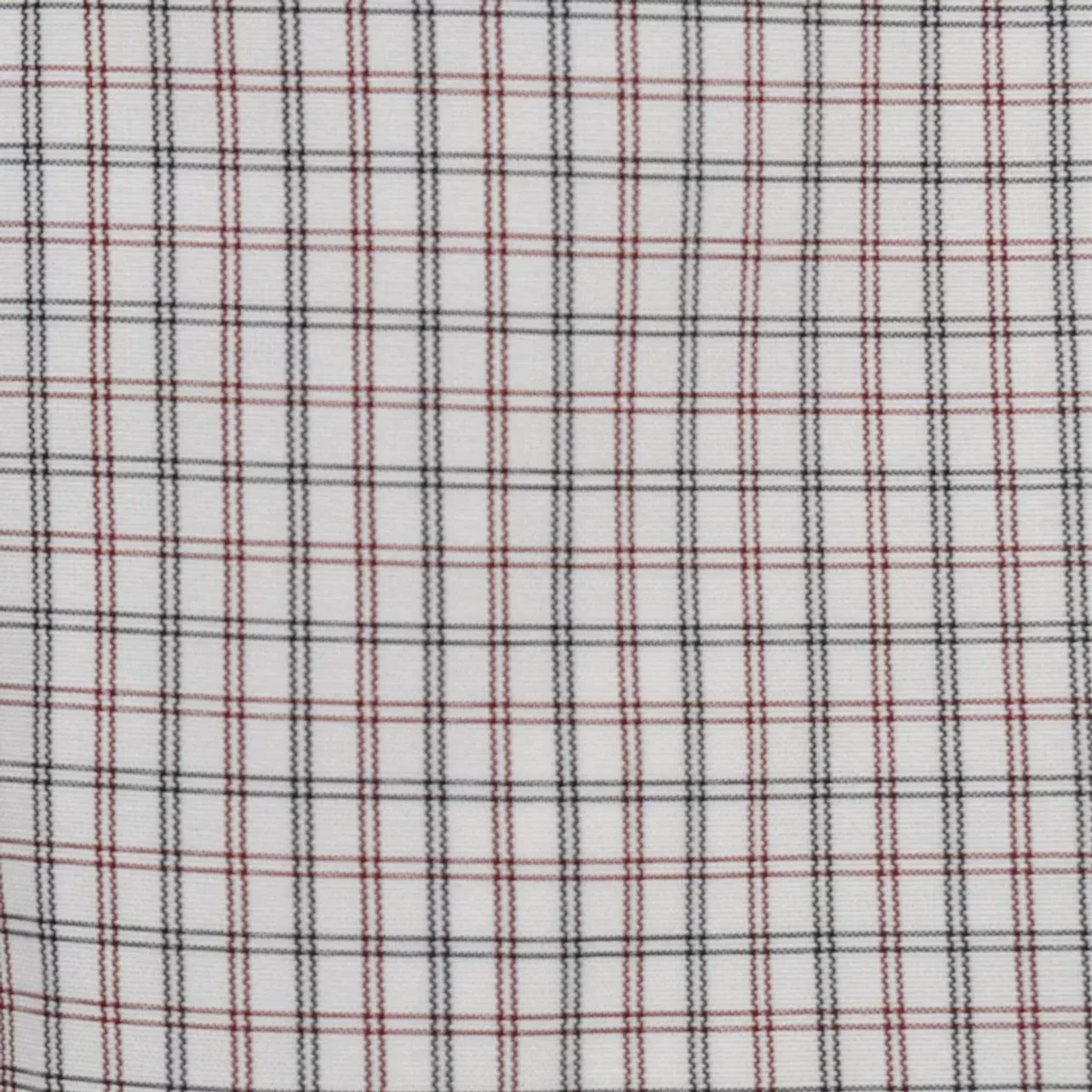 Falcon Bay Gold Label White, Black & Maroon Check Short Sleeve Sport Shirt 3X, 4X 5 Falcon Bay Gold Label White, Black & Maroon Check Short Sleeve Sport Shirt 3X, 4X - Image 3