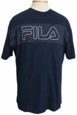 Fila Colorblock Chest Stripe Tee Shirt 3 Colors 2X, 2XT, 3X, 3XT, 4X, 4XT -Fanatics Shop filachststripenavy 36702.1681317069