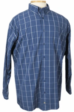 F/X Fusion Long Sleeve Sport Shirts 14 Patterns LT, 4XT, 5X, 5XT, 6X, 6XT -Fanatics Shop fusionbluecheck 35492.1694542439