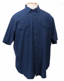 F/X Fusion Short Sleeve Stretch Fishing Style Shirt 3 Colors XLT, 2XT, 3X -Fanatics Shop fxfishshirtnavy 91550.1694627303