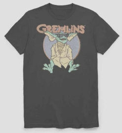 Gremlins Heather Charcoal Printed Tee Shirt 2XT, 5X
