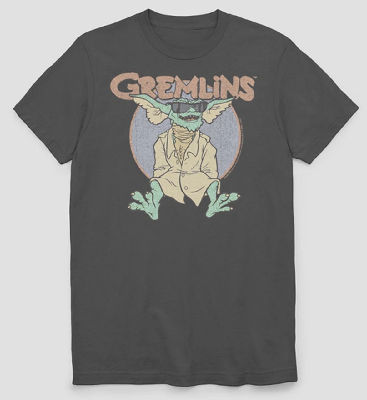 Gremlins Heather Charcoal Printed Tee Shirt 2XT, 5X 3 Gremlins Heather Charcoal Printed Tee Shirt 2XT, 5X
