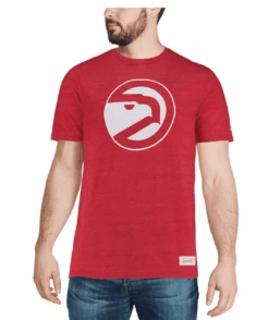 Mitchell & Ness Atlanta Hawks Heather Red Hardwood Classics Throwback Logo T-Shirt 3X -Fanatics Shop hawksteeguy 19431.1613503658