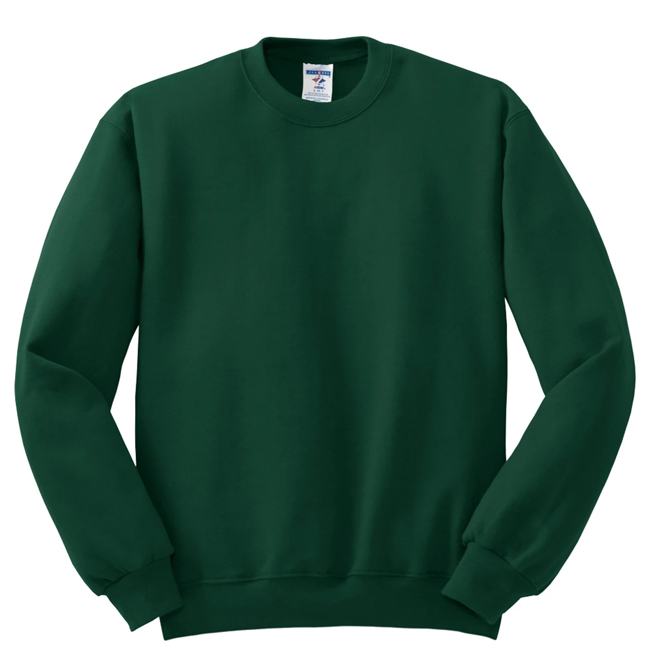 Jerzees Crew Neck Sweatshirt 3 Colors 3X, 4X 4 Jerzees Crew Neck Sweatshirt 3 Colors 3X, 4X - Image 2